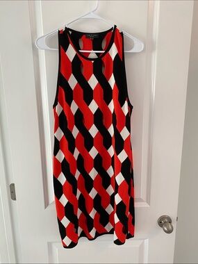 Rag & bone Geometric Dress with Cutout Detail size Large